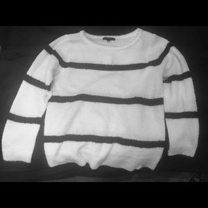 BANANA REPUBLIC: Navy blue & white sweater